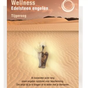 Engelen hanger + kaart Tijgeroog
