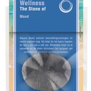 The stone of Moed (Blauwe kwarts)