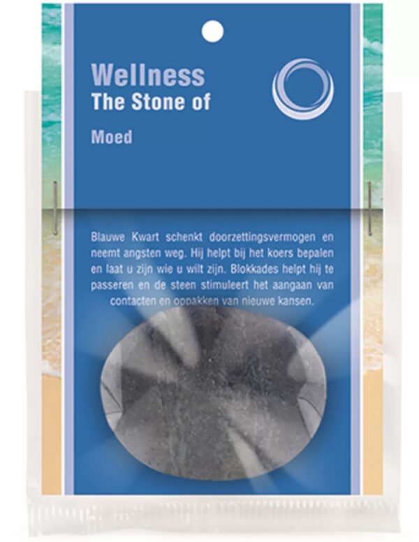 The stone of Moed (Blauwe kwarts)