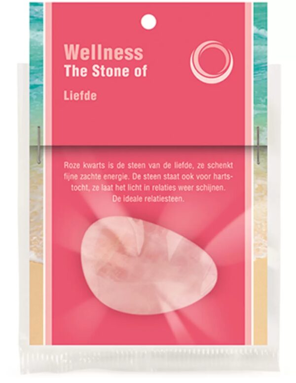 The stone of Liefde (Roze kwarts)