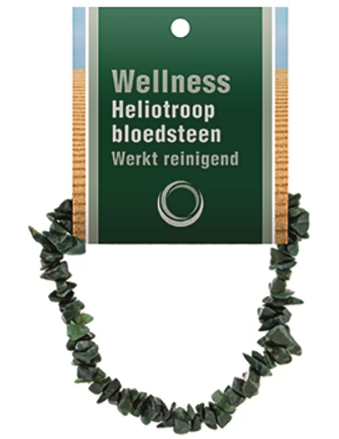 Heliotroop splitarmband + kaart
