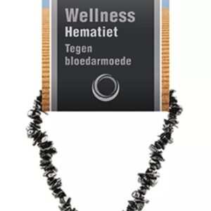 Hematiet splitarmband + kaart