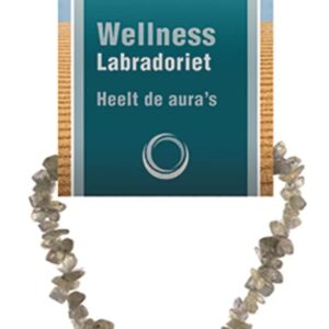 Labradoriet splitarmband + kaart