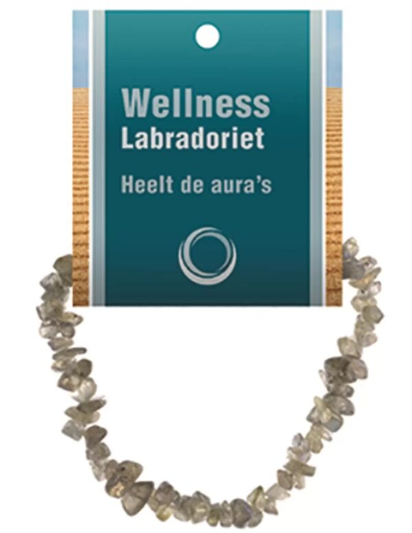 Labradoriet splitarmband + kaart