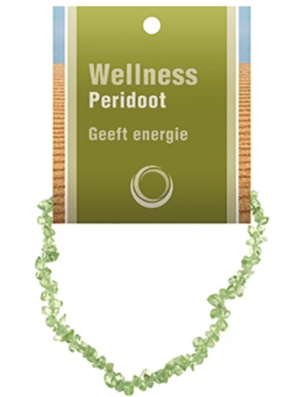Peridoot splitarmband + kaart