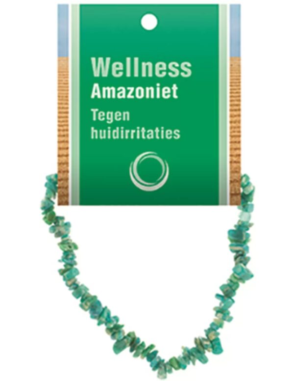 Amazoniet splitarmband + kaart