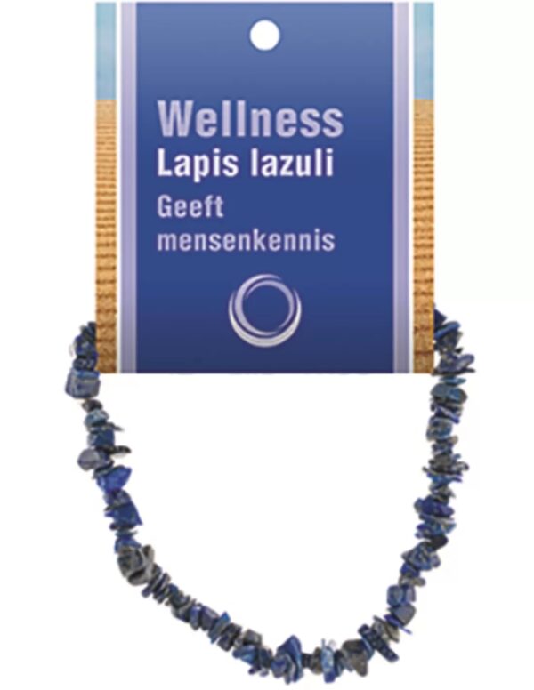 Lapis lazuli splitarmband + kaart