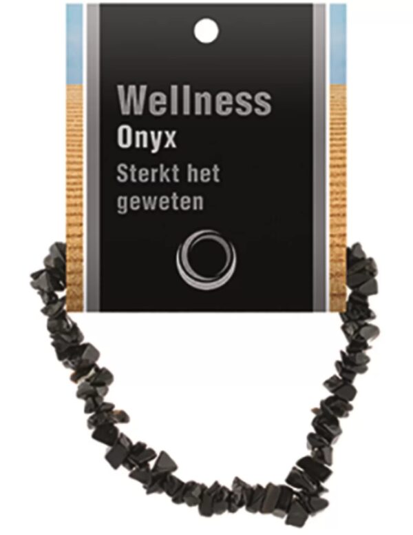Onyx splitarmband + kaart