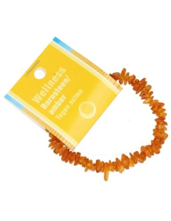 Barnsteen geel splitarmband + kaart - Image 3