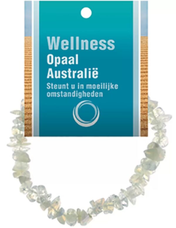 Opaal Australië splitarmband + kaart