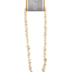 Agaat wit splitketting + kaart