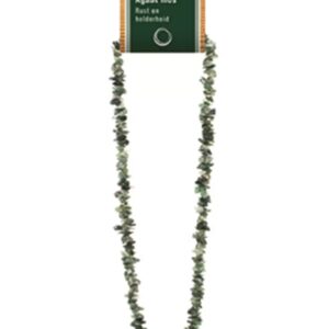 Agaat mos splitketting + kaart