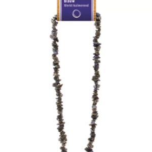 Aventurijn blauw splitketting + kaart