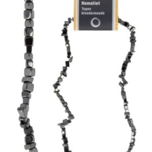Hematiet splitketting + kaart