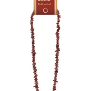 Jaspis rood splitketting + kaart