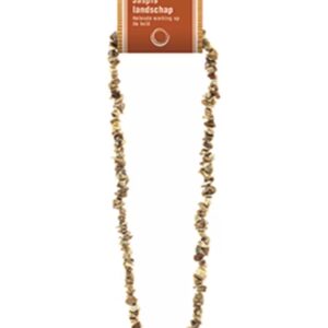 Jaspis landschap splitketting + kaart