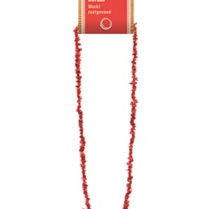 Koraal splitketting + kaart (imitatie)