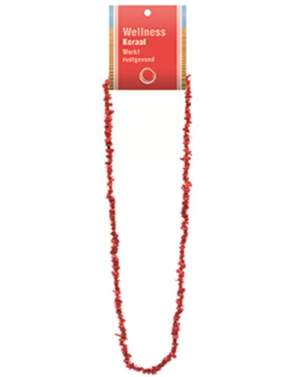 Koraal splitketting + kaart (imitatie)