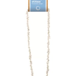 Maansteen regenboog splitketting + kaart