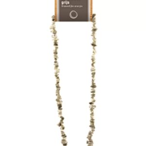 Maansteen grijs splitketting + kaart