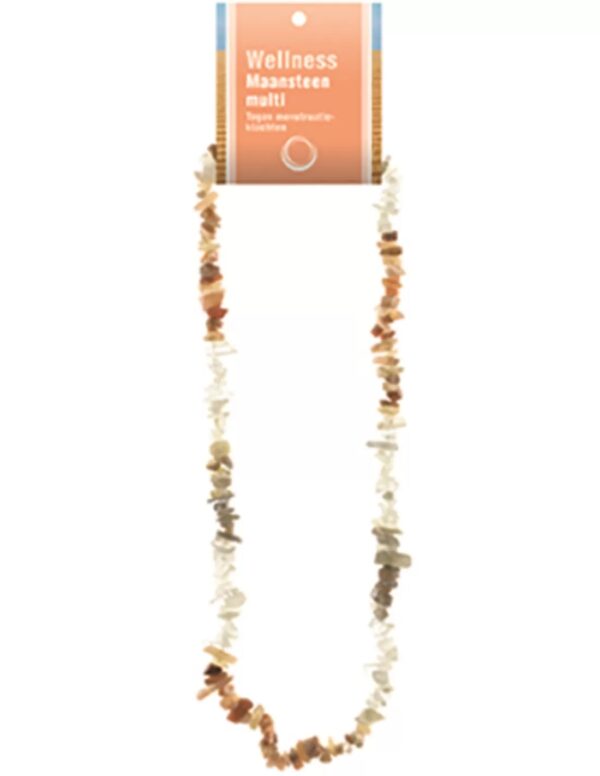 Maansteen multi splitketting + kaart