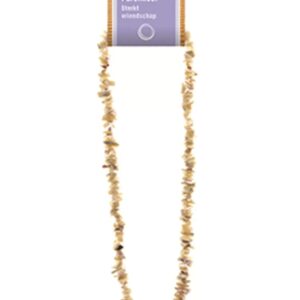 Parelmoer splitketting + kaart