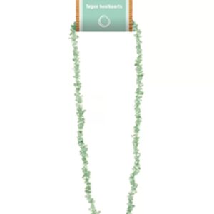 Aquamarijn splitketting + kaart