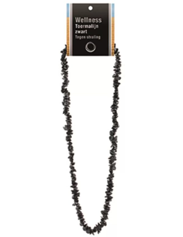 Toermalijn zwart splitketting + kaart