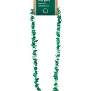 Onyx groen splitketting + kaart