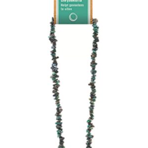 Chrysokolla splitketting + kaart