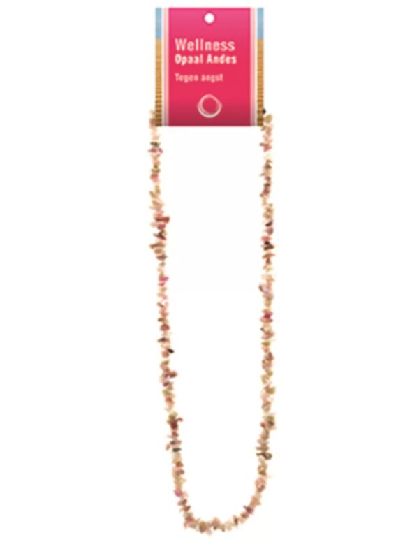 Opaal Andes splitketting + kaart
