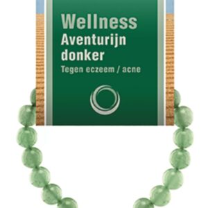 Aventurijn groen powerbead armband + kaart