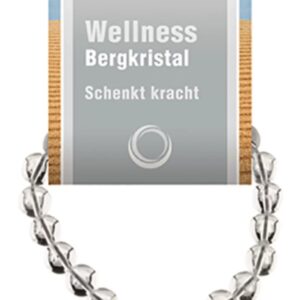 Bergkristal powerbead armband + kaart
