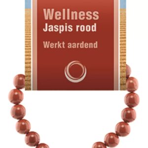 Jaspis rood powerbead armband + kaart