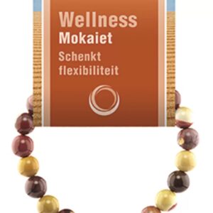 Mokaiet powerbead armband + kaart