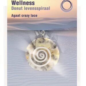Agaat crazy lace donut levensspiraal