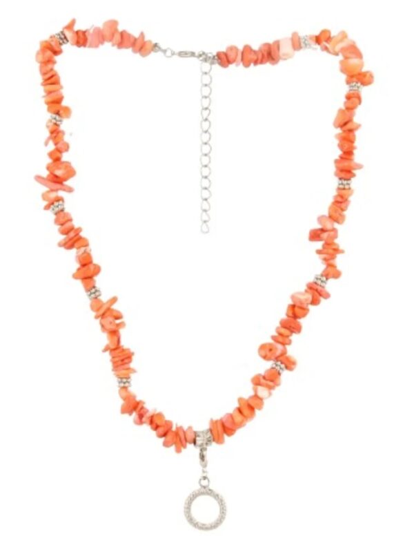 Fashion ketting Koraal licht (imitatie)