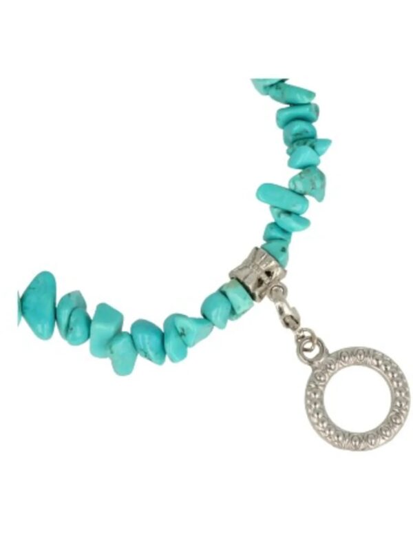 Fashion ketting Howliet blauw split (bijgekleurd) - Image 3