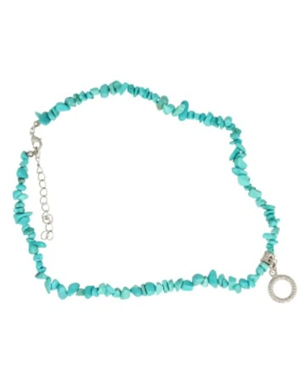 Fashion ketting Howliet blauw split (bijgekleurd) - Image 5