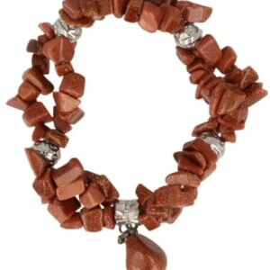 Goldfluss fashion armband dubbelstreng (synth)