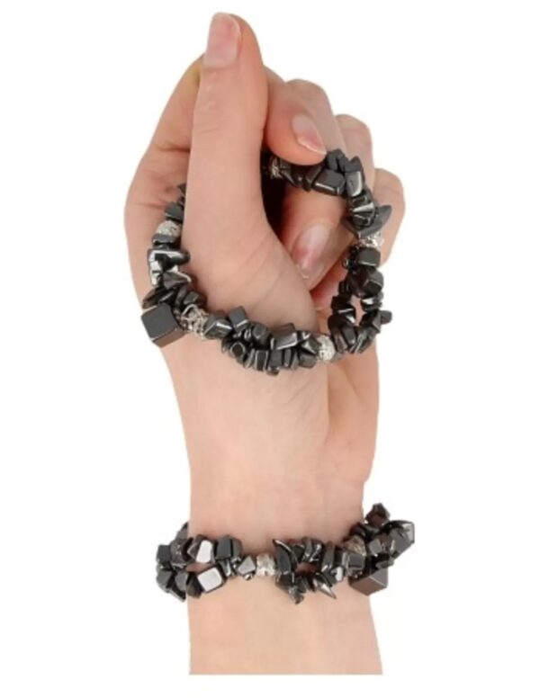 Hematiet fashion armband dubbelstreng - Image 3