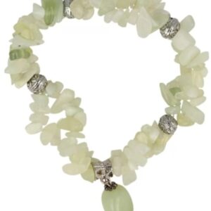 Jade Serpentijn fashion armband dubbelstreng