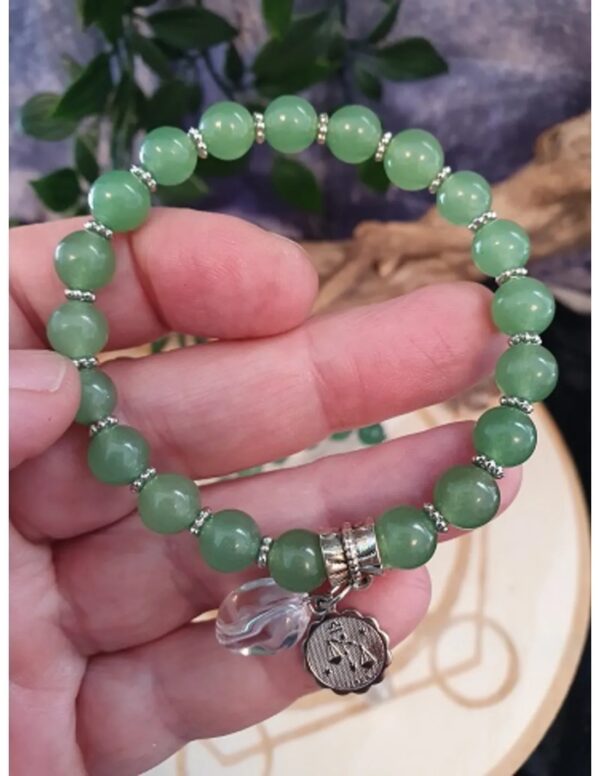 Sterrenbeeld armband Aventurijn groen - Weegschaal - Image 4
