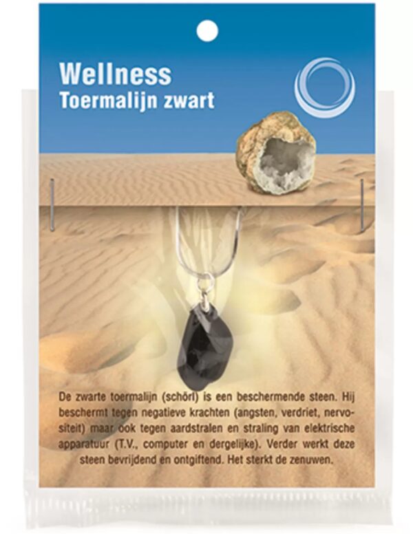 Toermalijn zwart gezondheids hanger