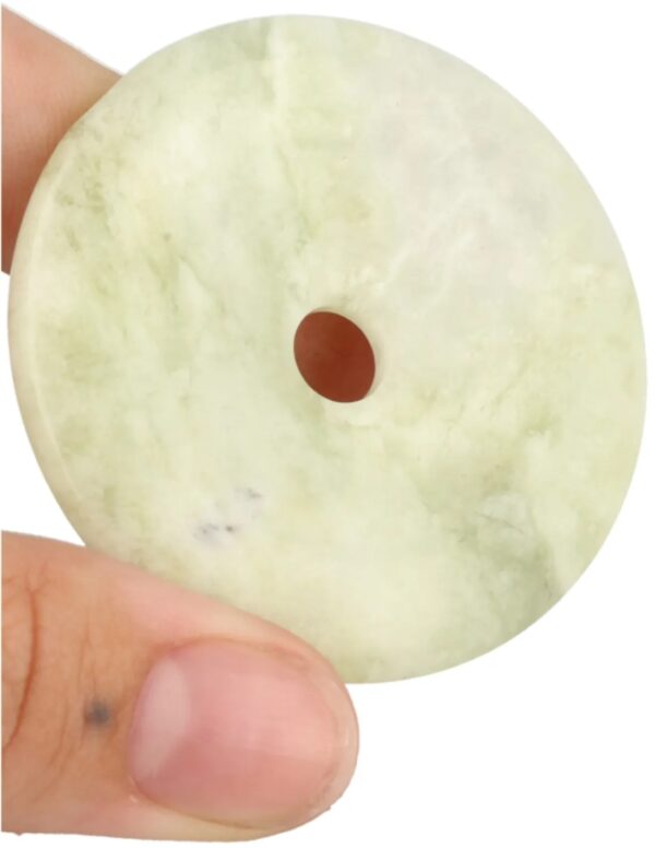 Jade Serpentijn donut 40 mm