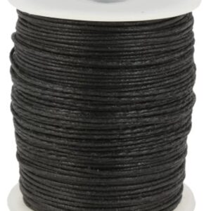 Waskoord rol 1 mm zwart