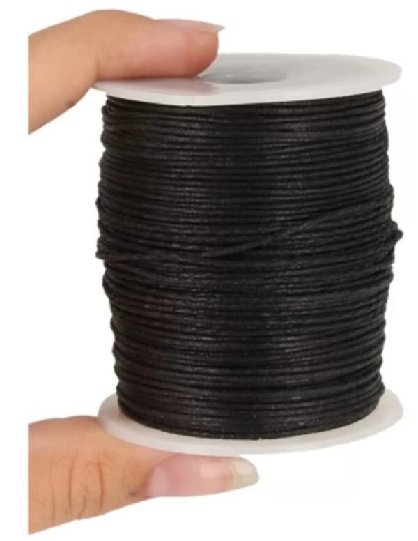 Waskoord rol 1 mm zwart - Image 3