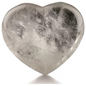 Bergkristal edelsteen hart 45 mm
