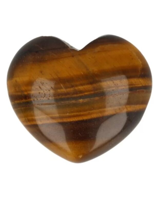 Tijgeroog edelsteen hart 45 mm