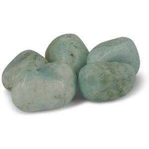 Aragoniet blauw trommelstenen (mt3), per gram